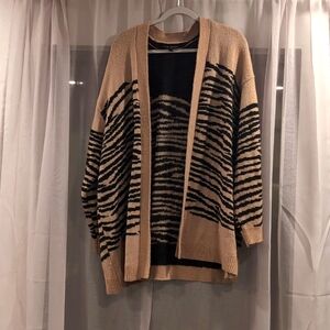 Lane Bryant stripe cardigan